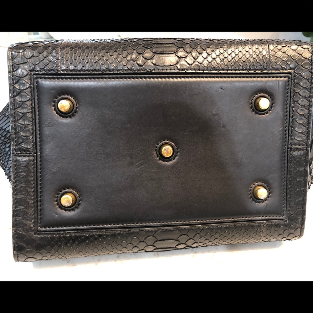 Authentic Python Leather With Calfskin Trimmer - image 7